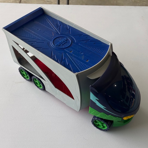 Pj Masks Toy Vehicle with Blue and Green Accents - Picture 1 of 3